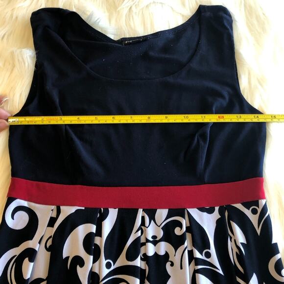 Enfocus Studio Sleeveless Empire Waist Shift Dress Size 4 - Picture 5 of 7